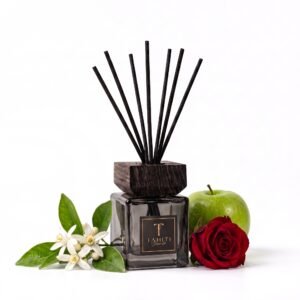 Tahiti Scents "Black diamond" home fragrance with its scent notes