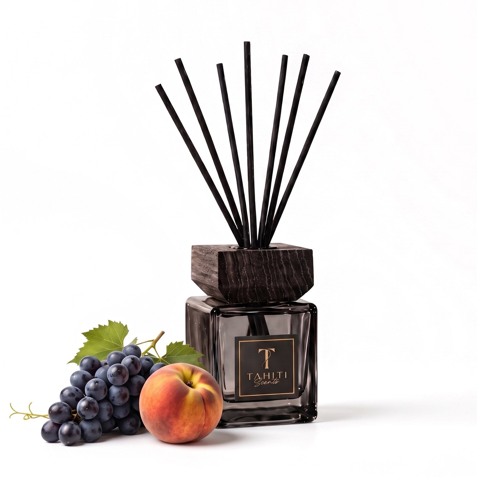 Tahiti Scents "Tuscan grape" home fragrance with its scent notes