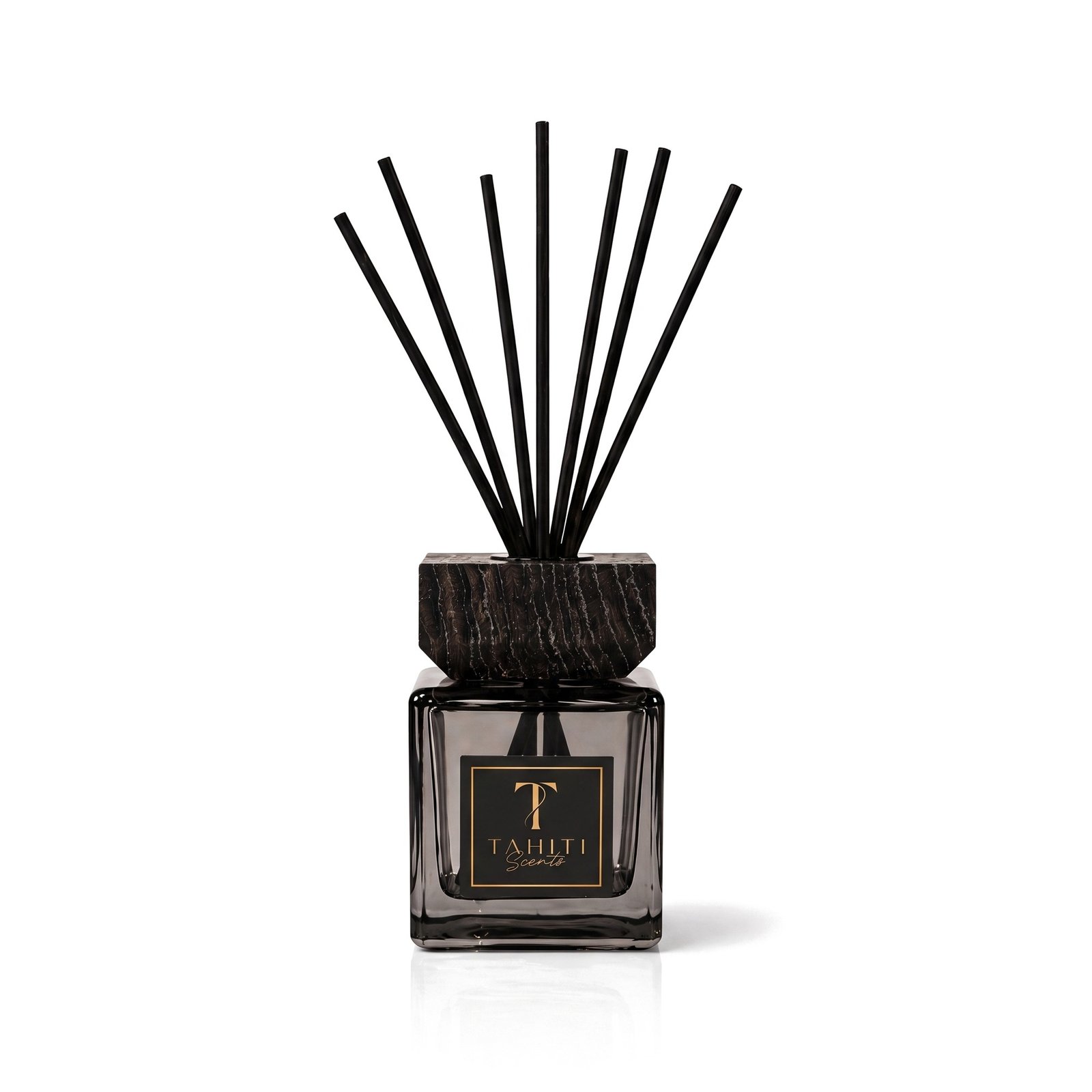 Tahiti Scents home fragrance reed diffuser, front view